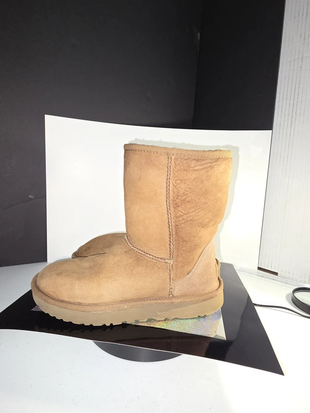 UGG Classic Short II Chestnut Suede Winter Boots Size 7